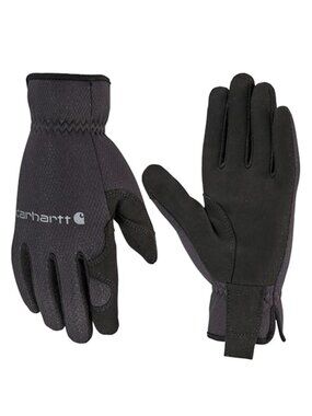 Mens Work Gloves Breathable Padded Grip Suede Palm Utility Gardening Gloves